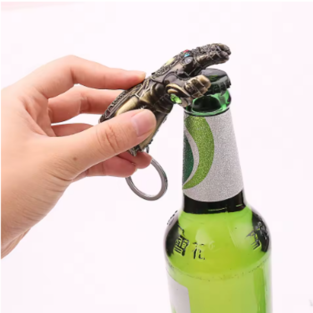 Llaveros abre botellas de superhéroes