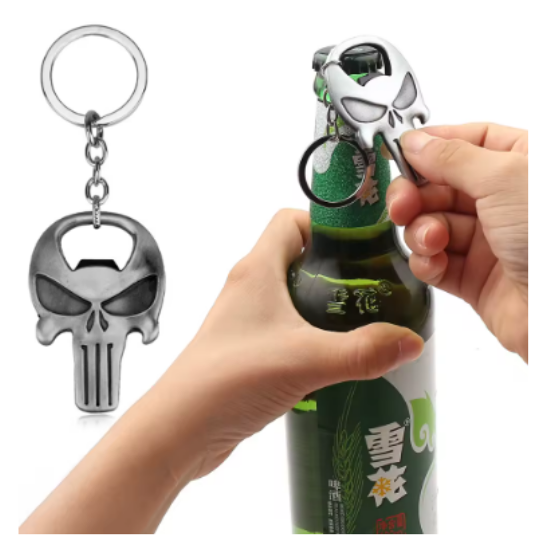 Llaveros abre botellas de superhéroes